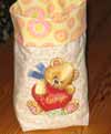 teddy bear cute embroidered bag